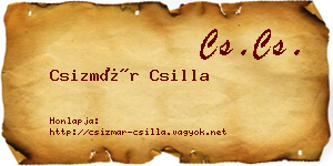 Csizmár Csilla névjegykártya